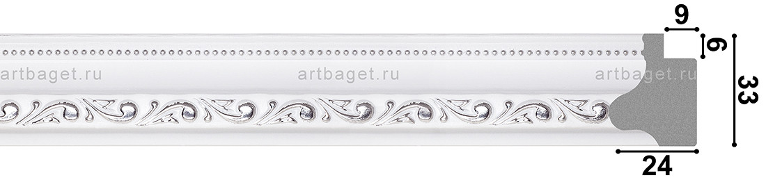 Пластиковый багет 72533-4