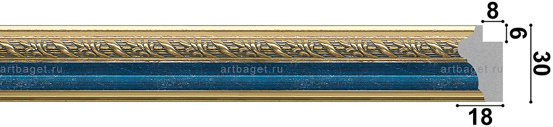 Пластиковый багет 71829-11