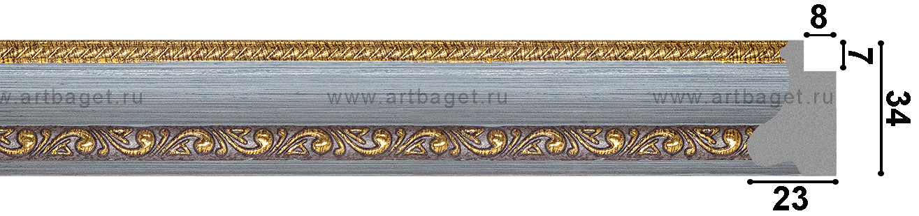 Пластиковый багет 72334-26