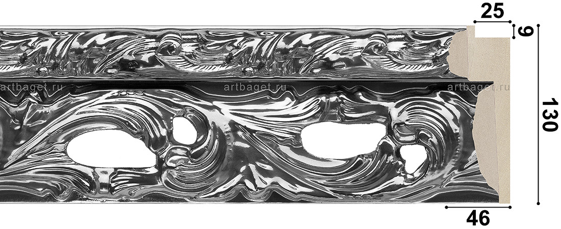 Деревянный багет 319/L299