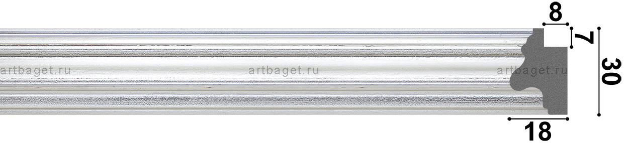 Пластиковый багет 71830-11