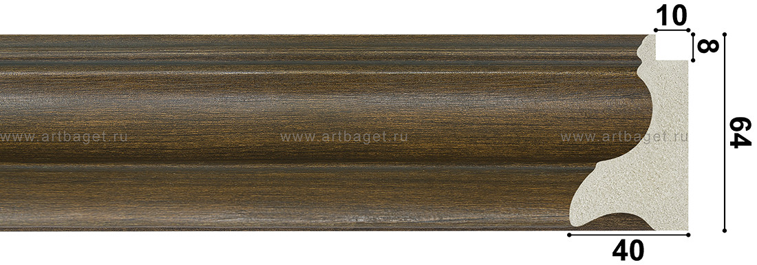 Пластиковый багет DF 113-1542 B