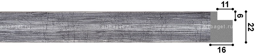 Пластиковый багет 71622-9