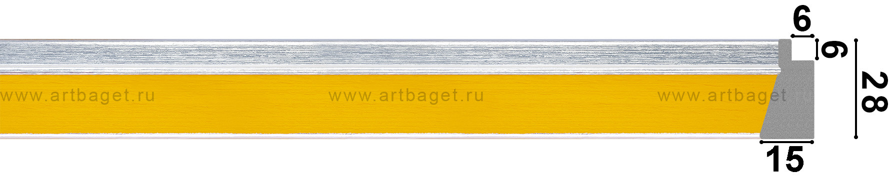 Пластиковый багет DL 2859
