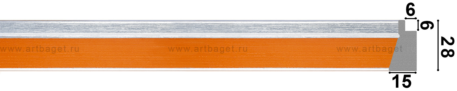 Пластиковый багет DL 2860