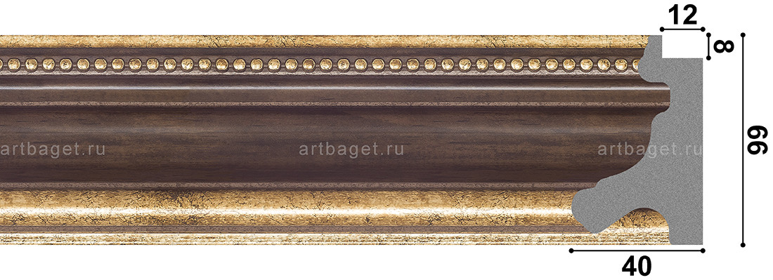 Пластиковый багет 74066-9