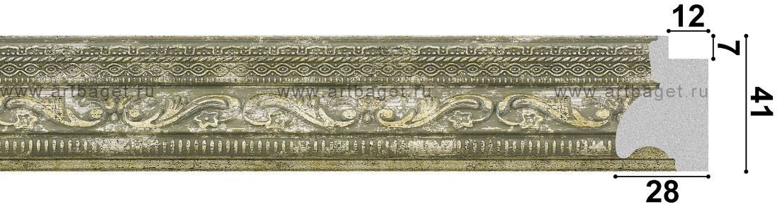Пластиковый багет BR 1566-45