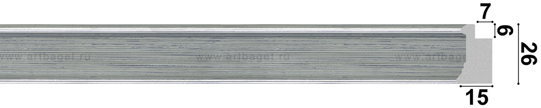 Пластиковый багет 71525-9