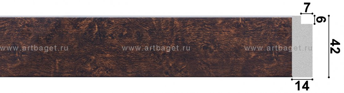 Пластиковый багет BR 902-617
